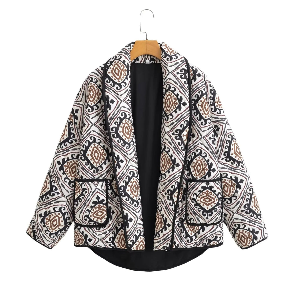 Estrella | Chaqueta acolchada estampada