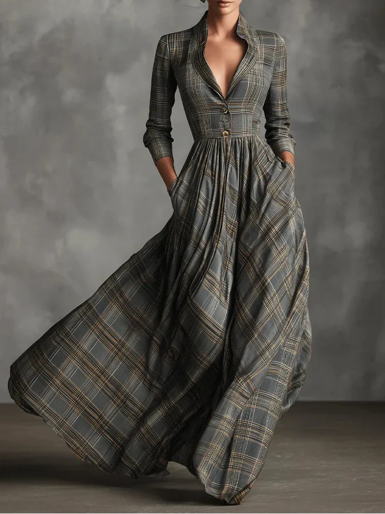 Eva ║ Vestido largo contemporáneo