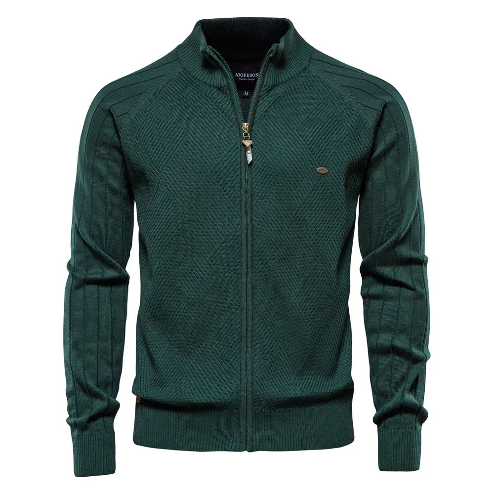 Nicolás | Suéter-chaqueta de algodón premium