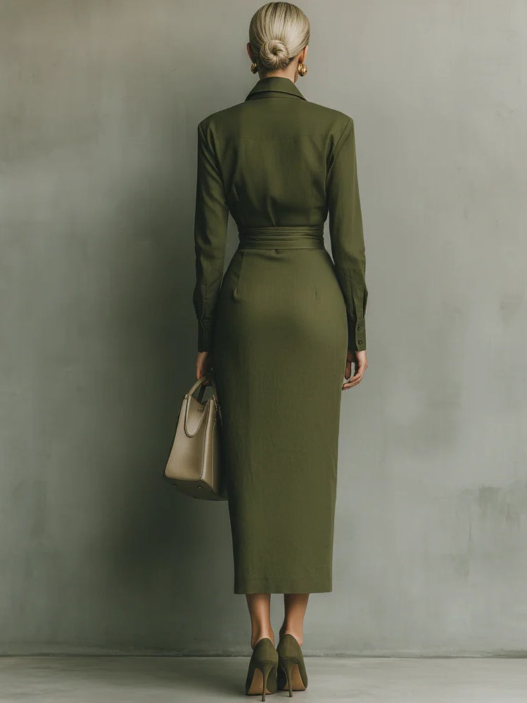 Hera | Vestido maxi entallado elegante