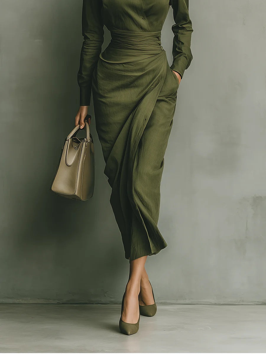 Hera | Vestido maxi entallado elegante