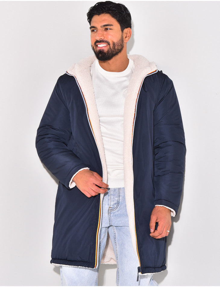 Lorenzo | Chaqueta larga reversible con forro térmico
