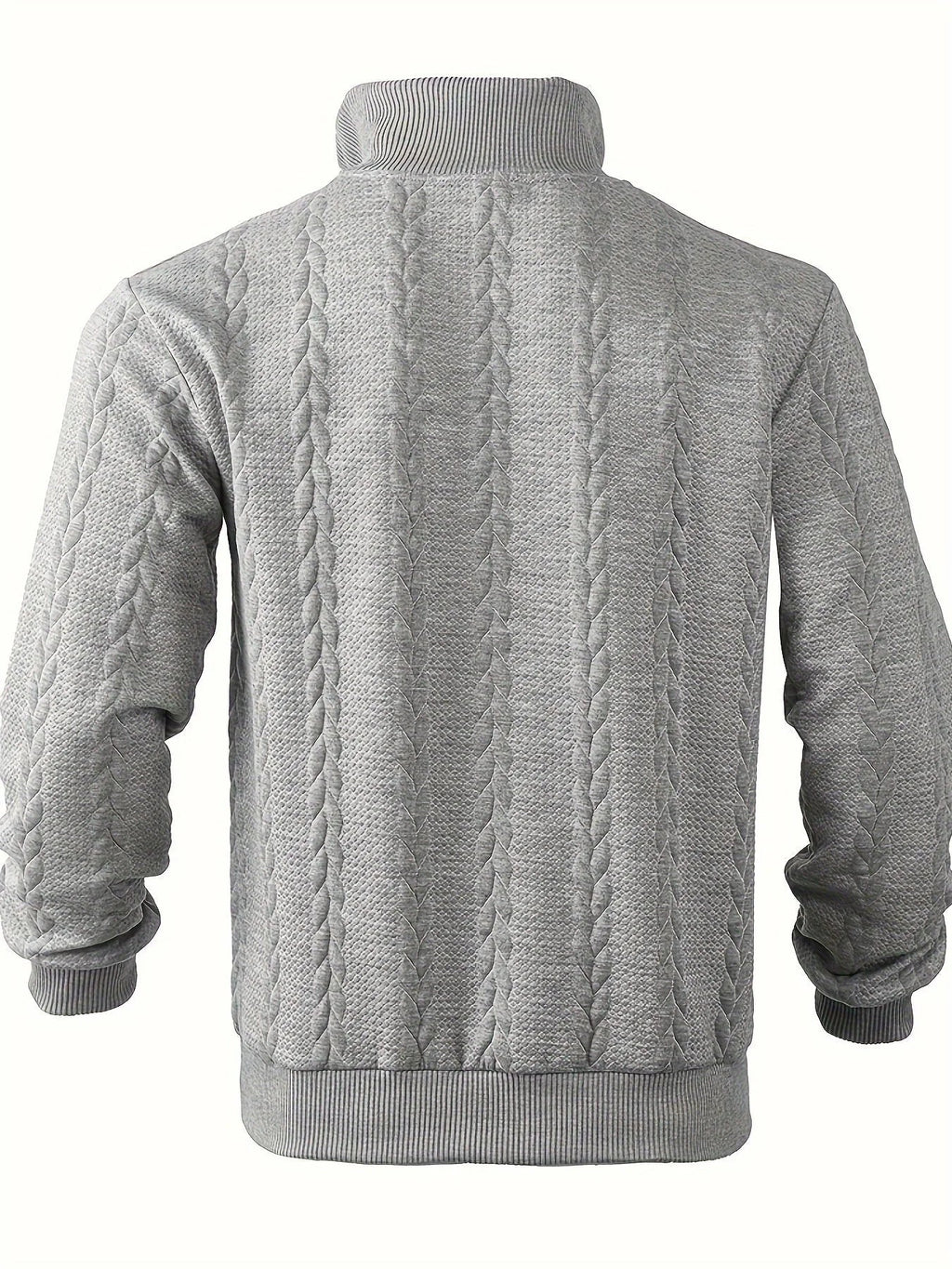 Andrés | Suéter vintage con cuello alto y cremallera